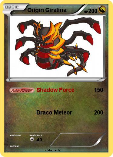 Pokemon Origin Giratina