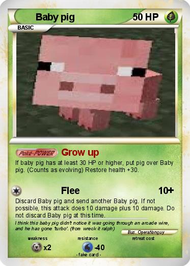 Pokemon Baby pig