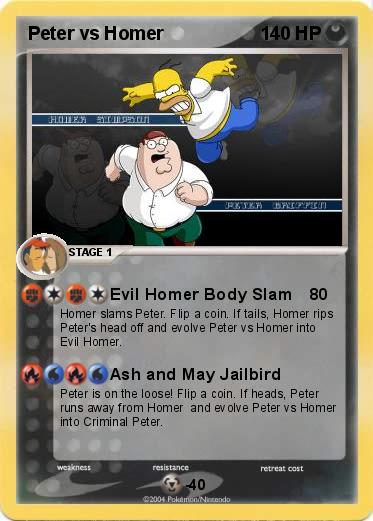 Pokemon Peter vs Homer