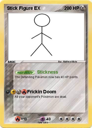Pokemon Stick Figure EX