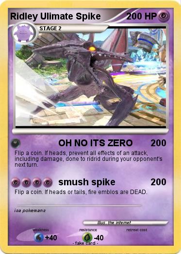 Pokemon Ridley Ulimate Spike