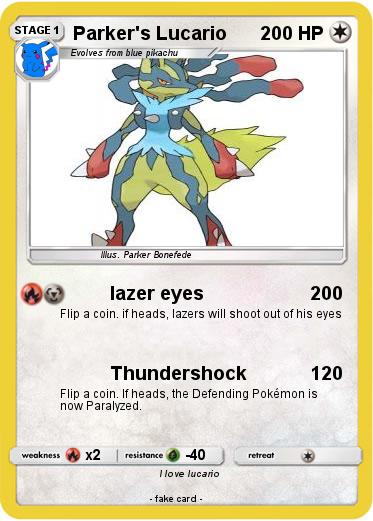 Pokemon Parker's Lucario