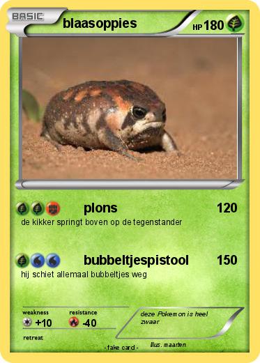 Pokemon blaasoppies