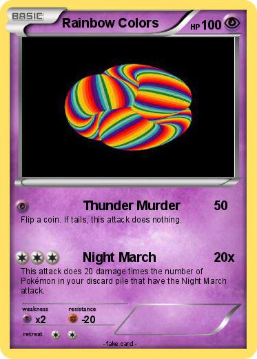 Pokemon Rainbow Colors