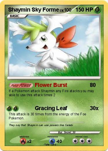 Pokemon Shaymin Sky Forme