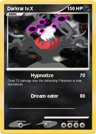 Pokemon Darkrai lv.X