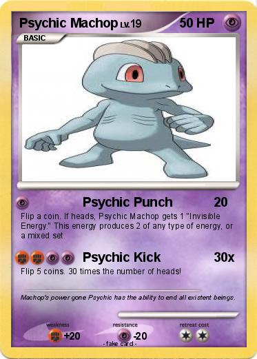 Pokemon Psychic Machop
