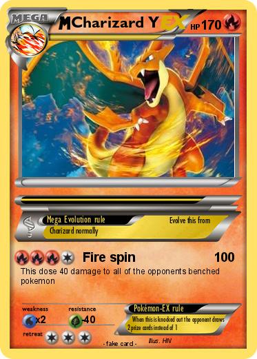 Pokemon Charizard Y