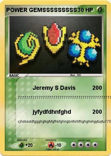 Pokemon POWER GEMSSSSSSSSS