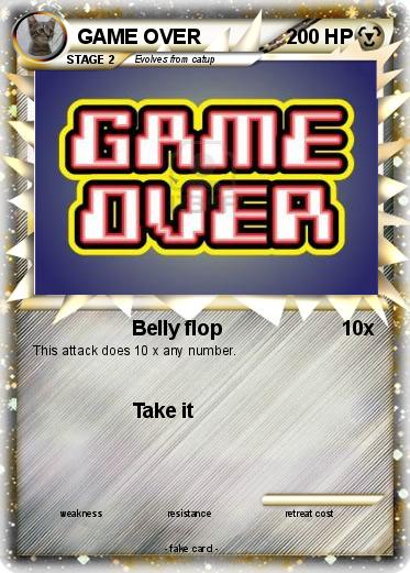 Pokemon GAME OVER