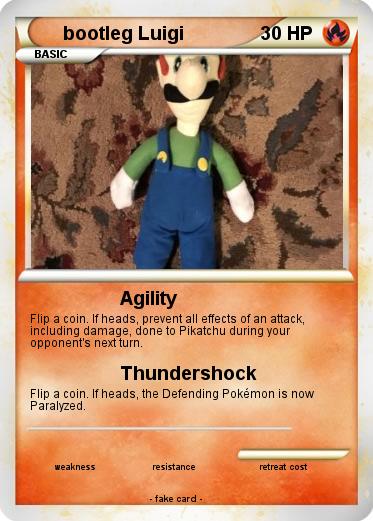 Pokemon bootleg Luigi