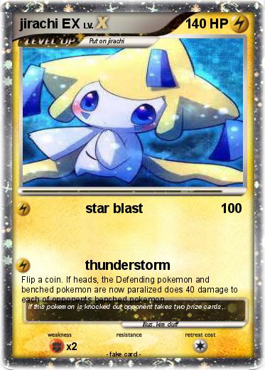 Pokemon jirachi EX