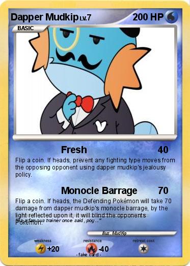 Pokemon Dapper Mudkip