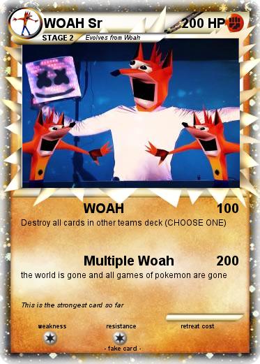 Pokemon WOAH Sr