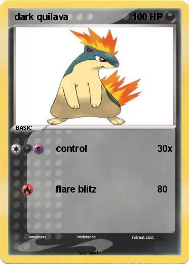 Pokemon dark quilava