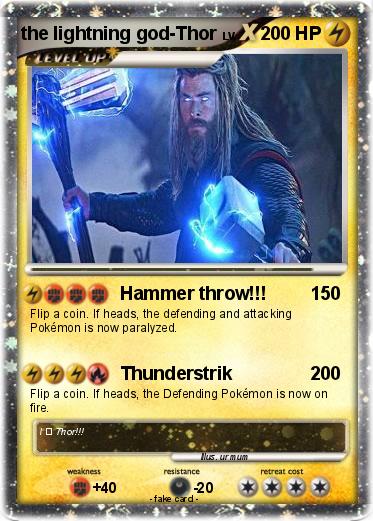 Pokemon the lightning god-Thor