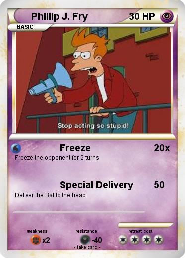 Pokemon Phillip J. Fry