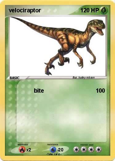 Pokemon velociraptor