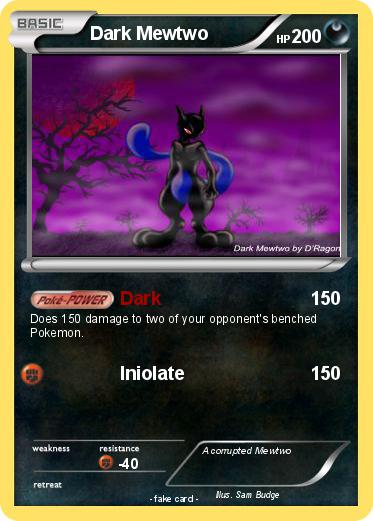 Pokemon Dark Mewtwo