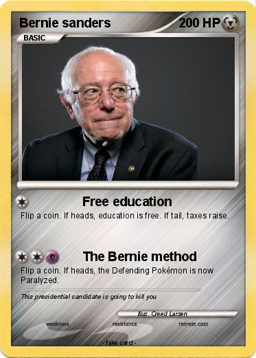 Pokemon Bernie sanders