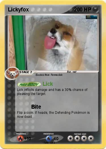 Pokemon Lickyfox