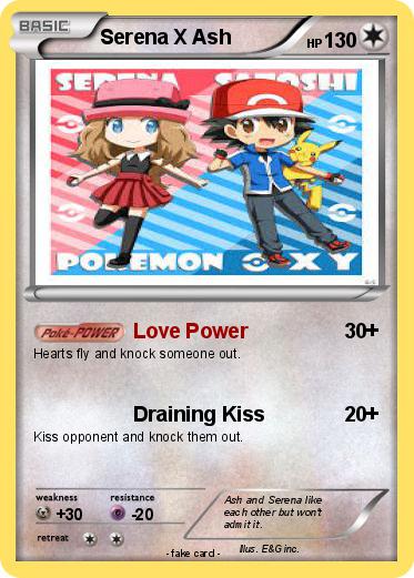 Pokemon Serena X Ash