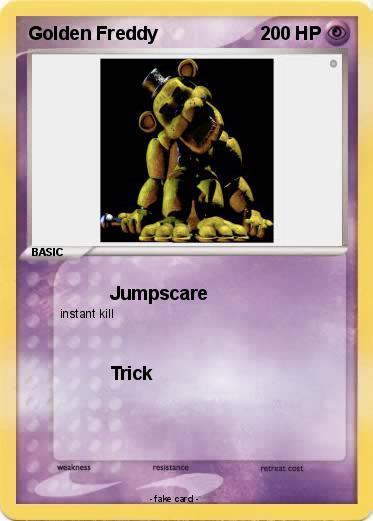 Pokemon Golden Freddy