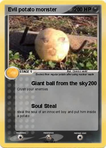 Pokemon Evil potato monster