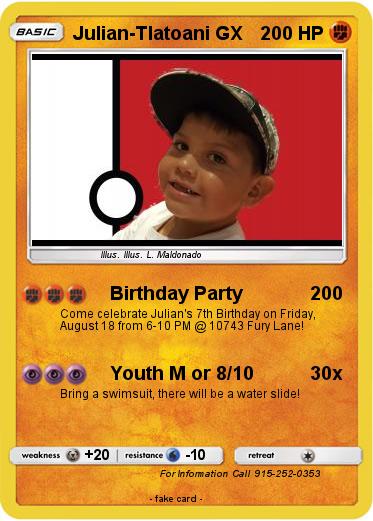 Pokemon Julian-Tlatoani GX