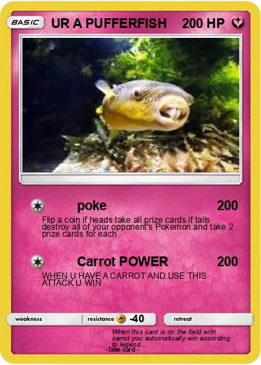Pokemon UR A PUFFERFISH