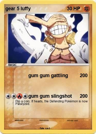 Pokemon gear 5 luffy
