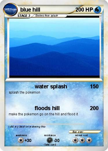 Pokemon blue hill