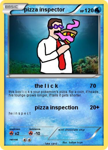 Pokemon pizza inspector
