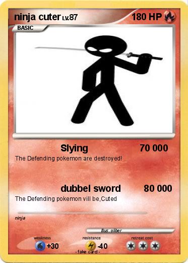Pokemon ninja cuter