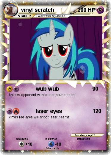 Pokemon vinyl scratch