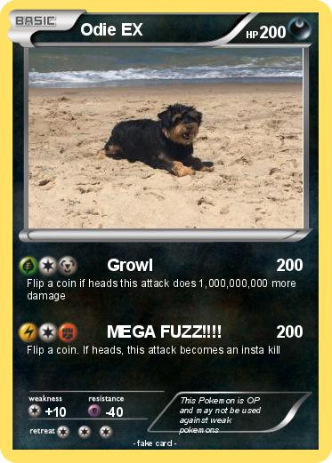 Pokemon Odie EX