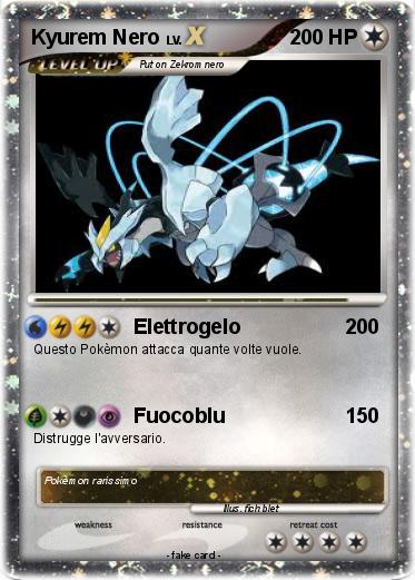 Pokemon Kyurem Nero