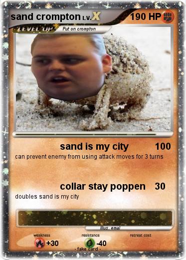 Pokemon sand crompton