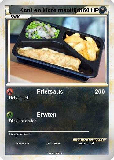 Pokemon Kant en klare maaltijd