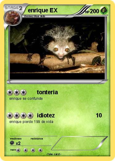 Pokemon enrique EX
