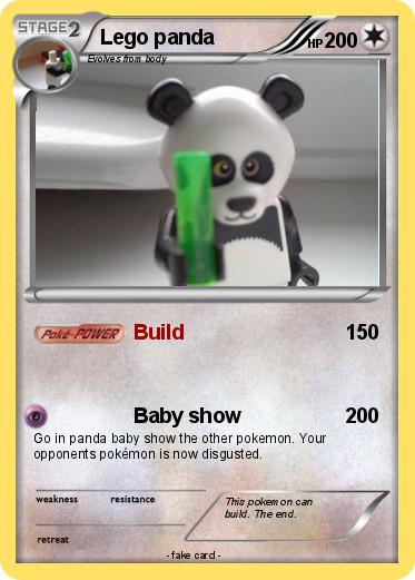 Pokemon Lego panda
