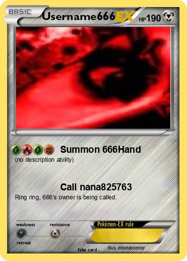 Pokemon Username666