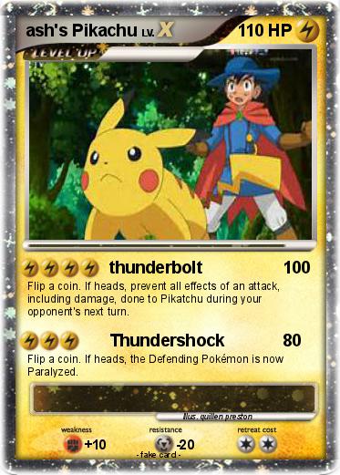 Pokemon ash's Pikachu