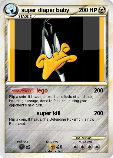 Pokemon super diaper baby