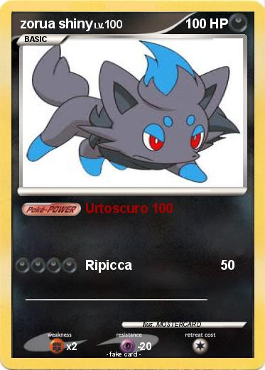 Pokemon zorua shiny Pokemon zorua shiny
