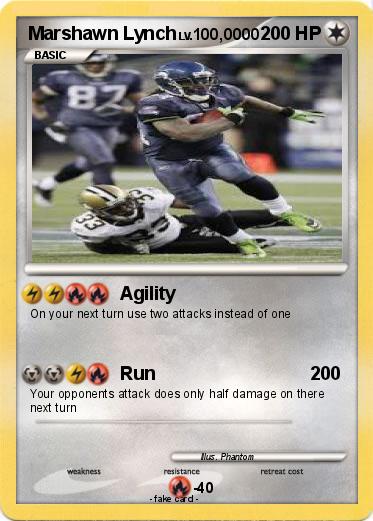 Pokemon Marshawn Lynch