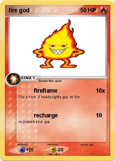 Pokemon fire god
