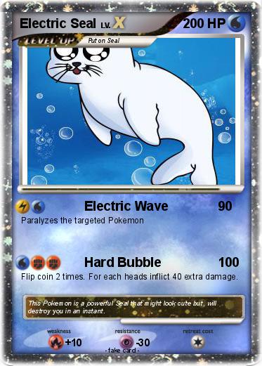 Pokemon Electric Seal
