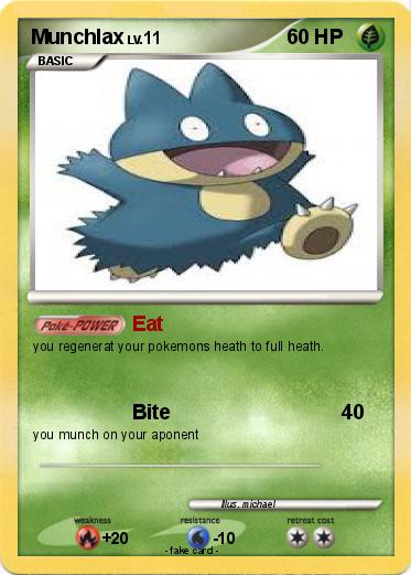 Pokemon Munchlax