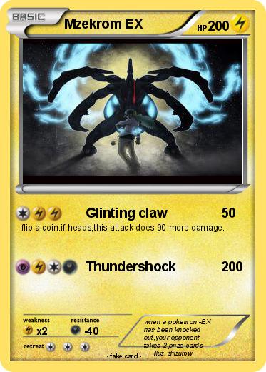 Pokemon Mzekrom EX